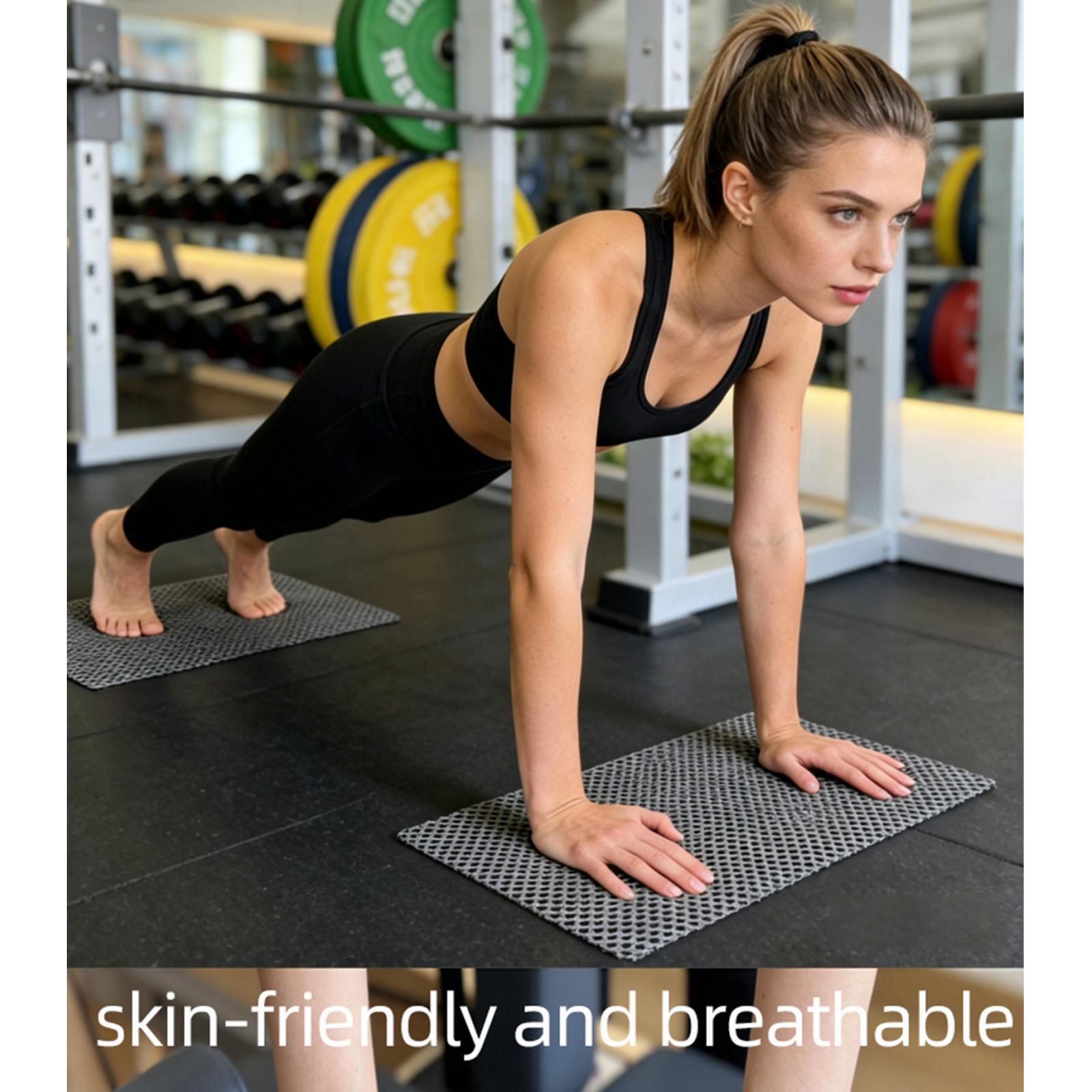 Pilates Yoga Home - Conjunto de 2 Peças: Tapete Antiderrapante